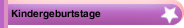 Kindergeburtstage
